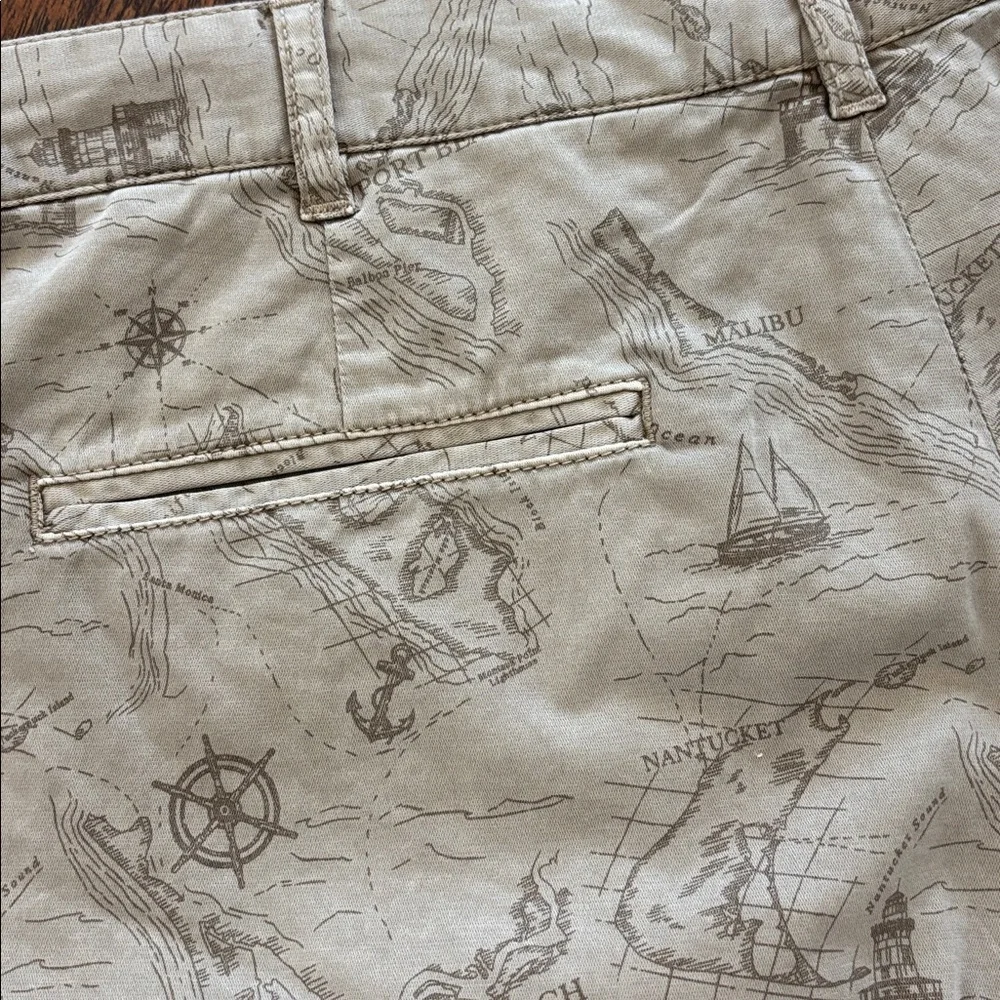Faherty mens khaki tan beige All Day shorts 7